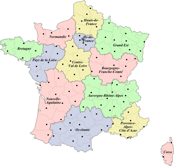 R&eacute;gions